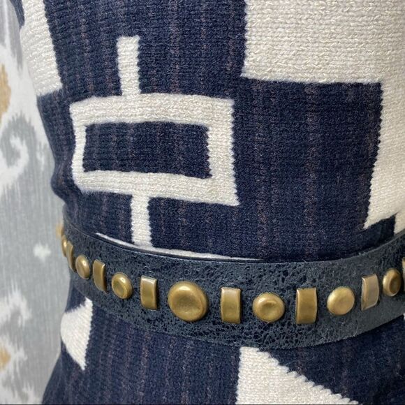 Ralph Lauren Black, Gray & Ivory Southwest Knit Sweater Vest - Picture 4 of 16